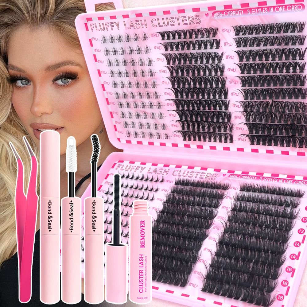 Eyelash Extension Look - Natural Look False Eyelashes Bond and
