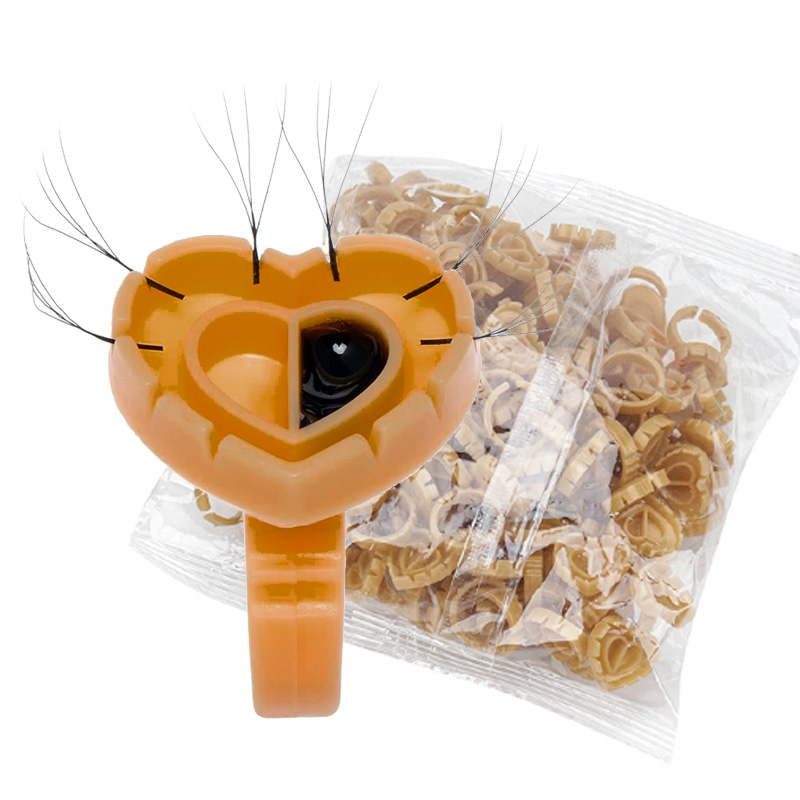 500PCS Glue Rings for Lash Ext - Eyelash Extension Look ulasan dan harga