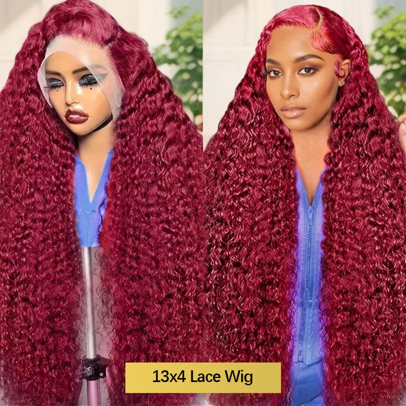 99j Deep Wave Lace Front Hair  - Eyelash Extension Natural Look ulasan dan harga