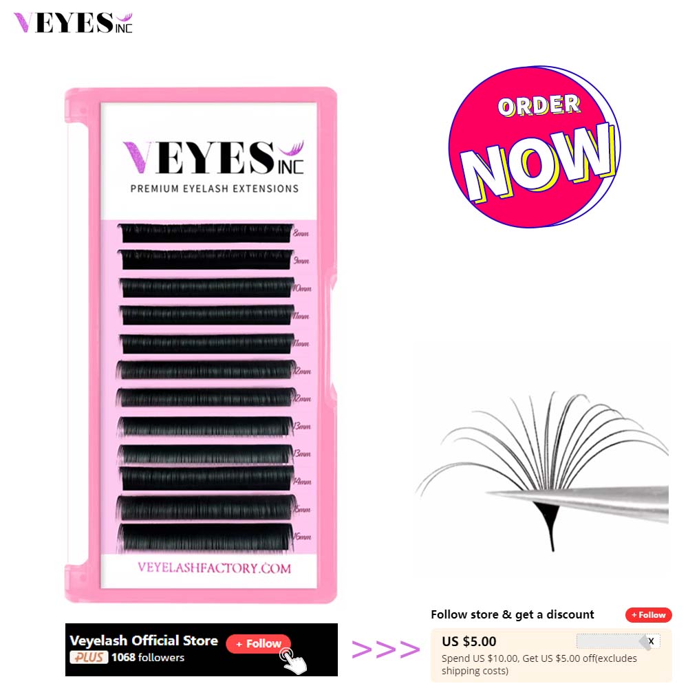 Veyes Inc Easy Fanning Eyelash - Eyelash Extension Russian ulasan dan harga