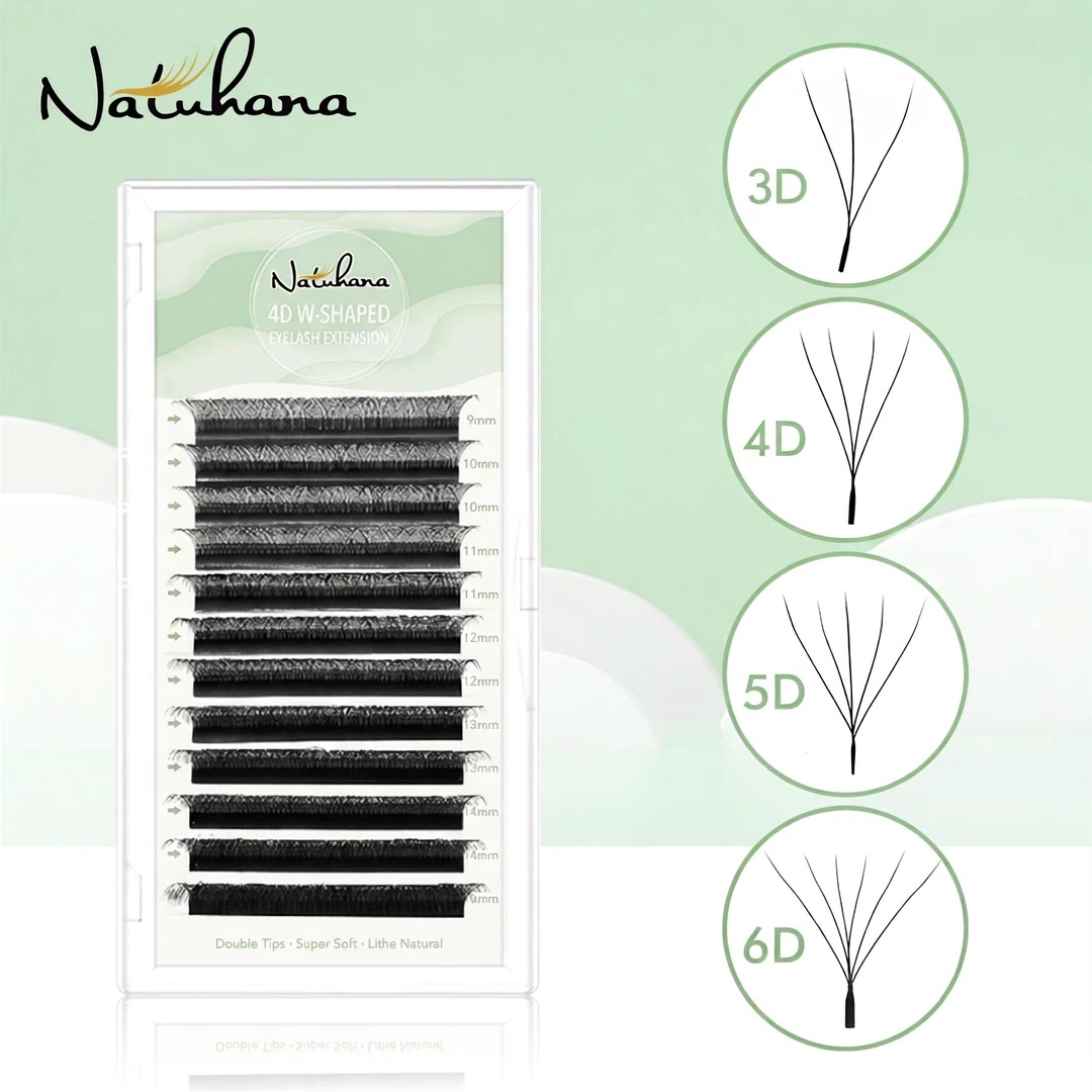 3D 4D 5D 6D W Shaped Clover Ey - Eyelash Extension Russian ulasan dan harga