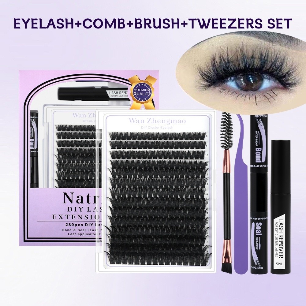 8-18mm Length False Eyelashes  - Eyelash Extension Look ulasan dan harga