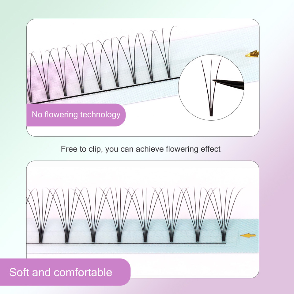 RUJADE Short Stem 3D 4D 5D 6D  - Eyelash Extension Russian ulasan dan harga
