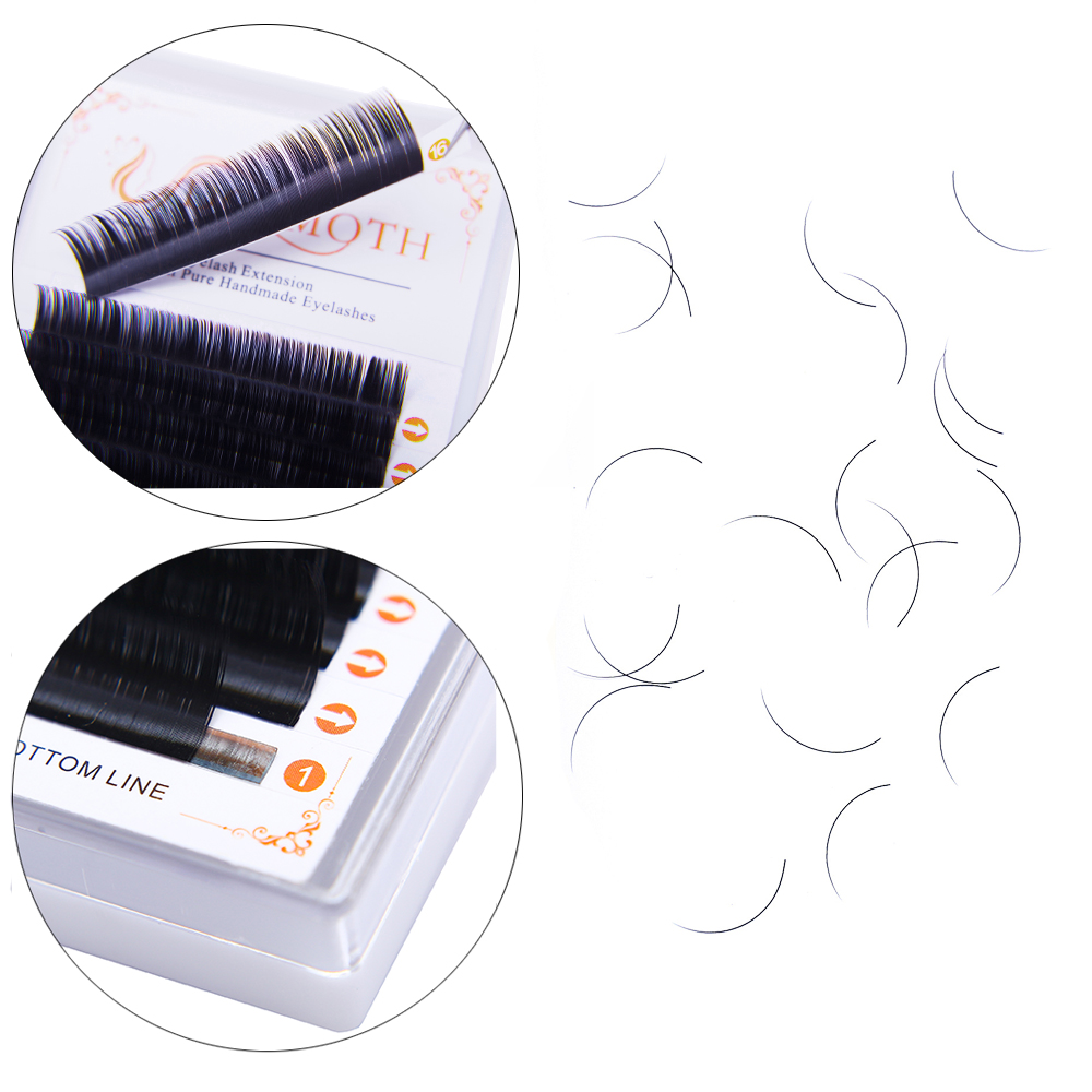 DOSMOTH 10 Boxes 16 Rows 7-16  - Eyelash Extension For Asian Eyes ulasan dan harga