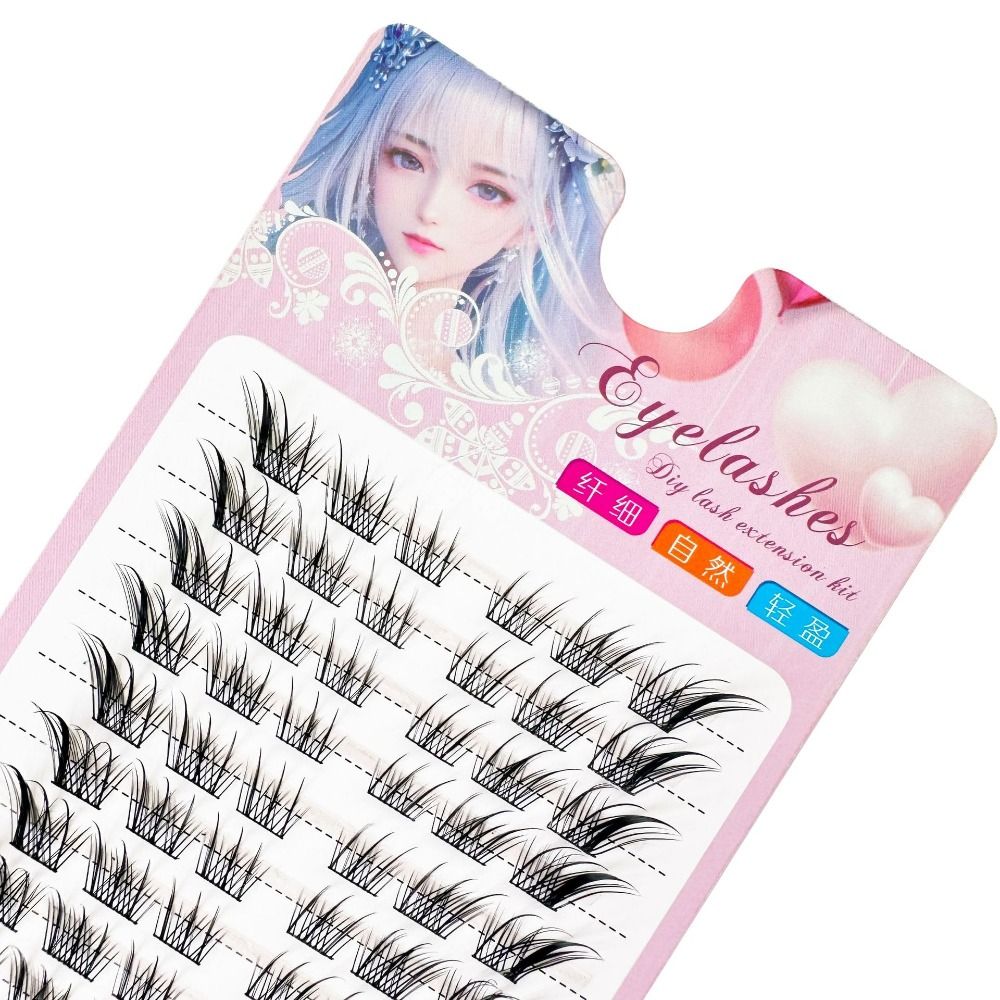 3D Cat Eye Clusters Lashes Nat - Eyelash Extension For Asian Eyes ulasan dan harga