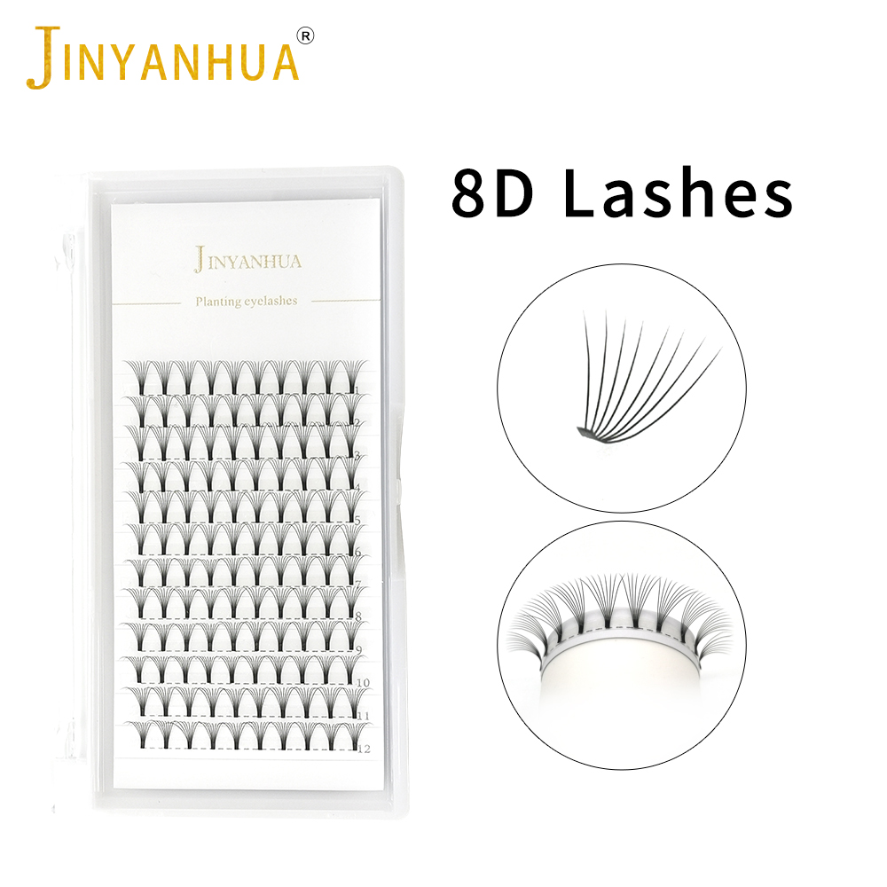 JINYANHUA 8D Fans Eyelash Exte - Eyelash Extension Russian ulasan dan harga