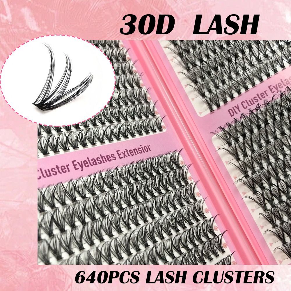 New Thick Long False Eyelashes - Eyelash Extension Look ulasan dan harga
