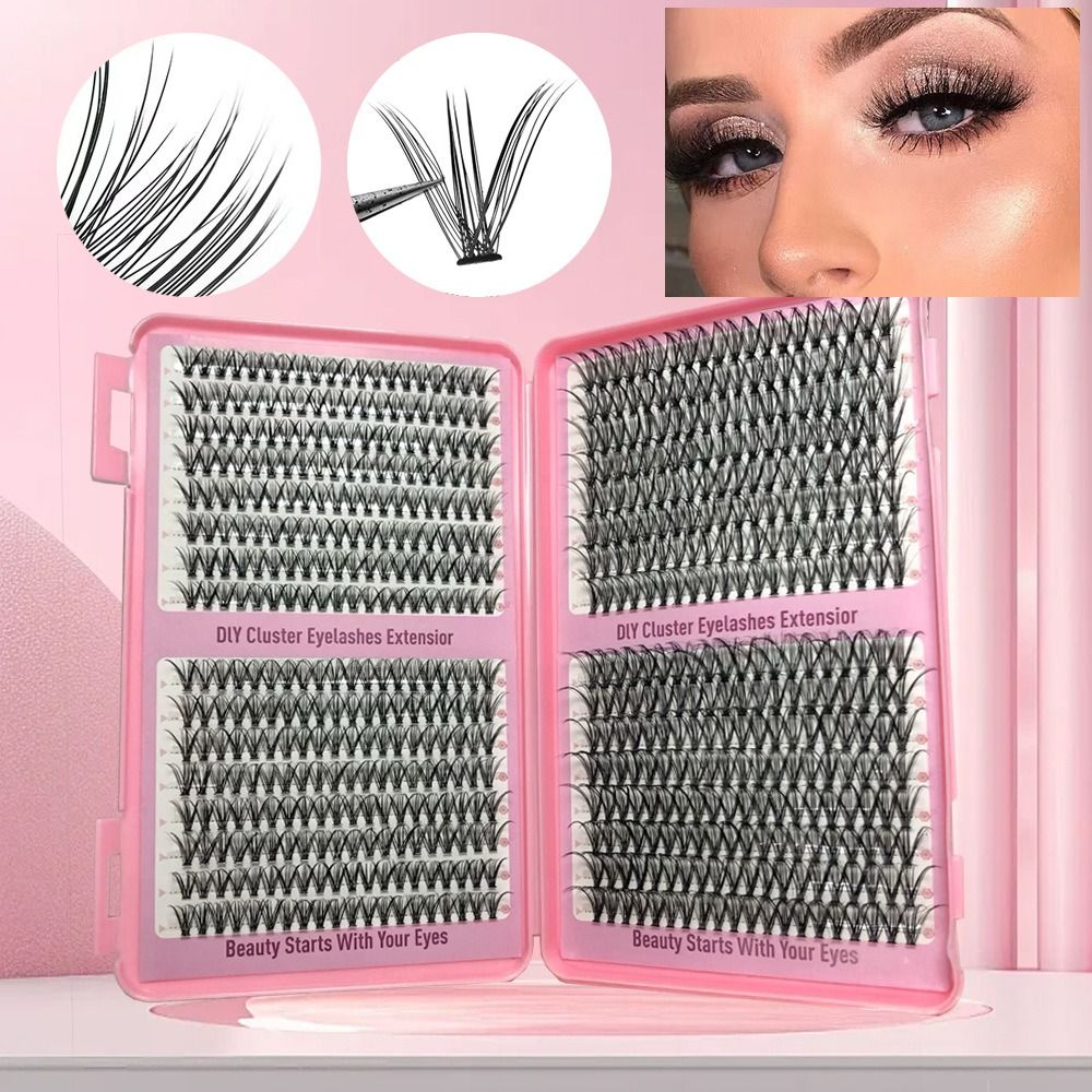New Thick Long False Eyelashes - Eyelash Extension Look ulasan dan harga