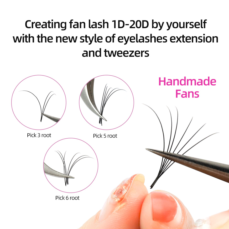 RUJADE 5 Cases/Lot False Eyela - Eyelash Extension Russian ulasan dan harga